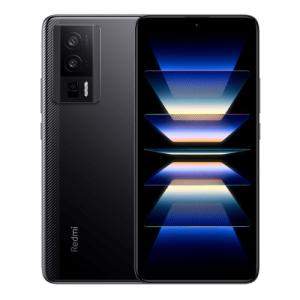 REDMI k60 pro mobile phone front and back in black