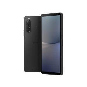 Sony xperia 10 v black front and back view
