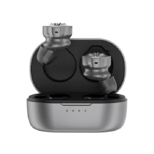 FiiO FW3 Earbuds front of open case with earphones out of case