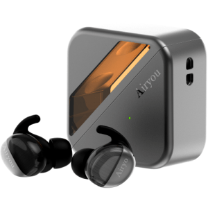 Airyou Fly 2 wireless headphones and charging case