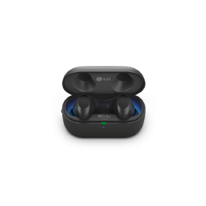 LG TONE-T90S earphones in black