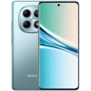 Redmi note smartphone in light blue