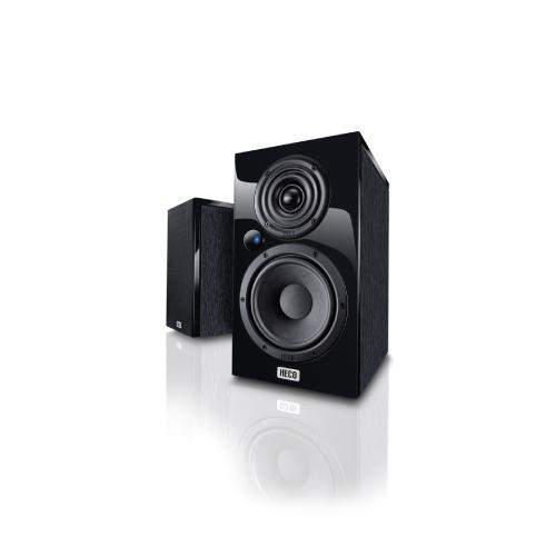 Heco aurora 200 p speaker with white background 