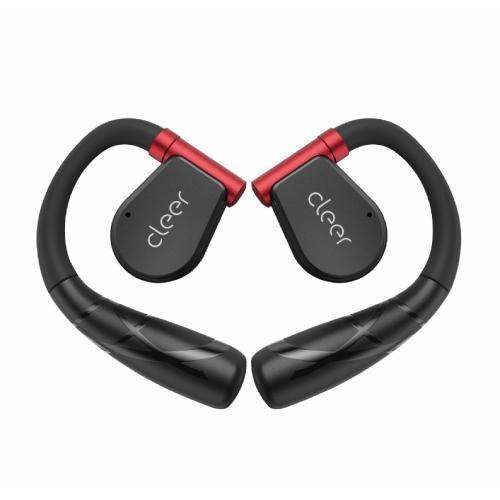 Cleer arc ii truly wireless earphones in red and black