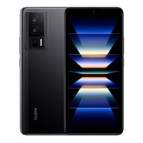 REDMI k60 pro mobile phone front and back in black