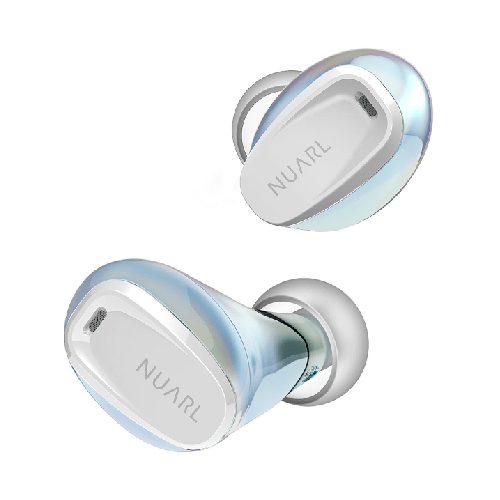 Nuarl mini3 earbuds in silver