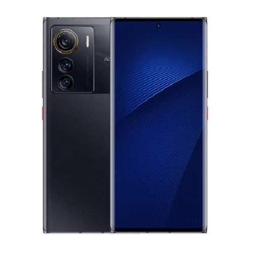 ZTE Axon 50 Ultra front and back of mobile phone