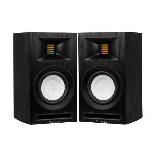 Fluance Ri71 Bookshelf Speakers in Black